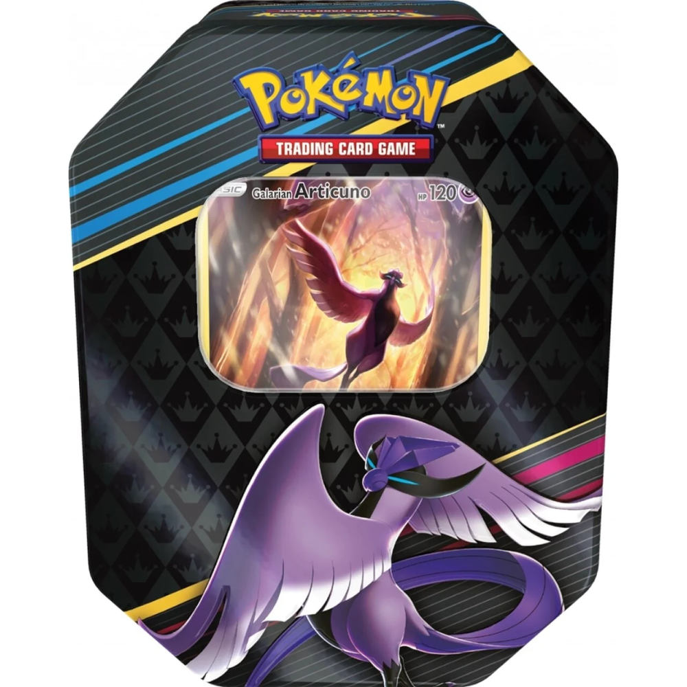 crown zenith special art tin articuno