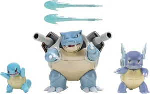 Pokemon Battle Figure - Squirtle Evolution Set