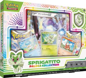 pokemon paldea spigatito Pokemon Paldea Collection Box - Fuecoco - Quaxly of Sprigatito