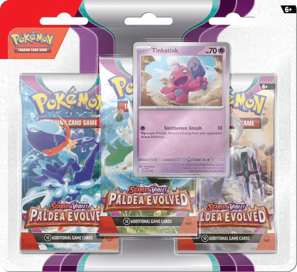 Pokemon-scarlet-violet-sv2-paldea-evolved-3-pack-blister